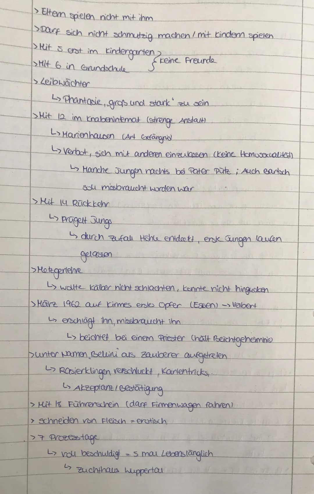 Der Fall Jürgen Bartsch
24 Horde in den 60-em an Jungen
L> in Höhle gelockt und missbraucht.
Ly zerstückelung
> Juni 1976 sprach er letztes 