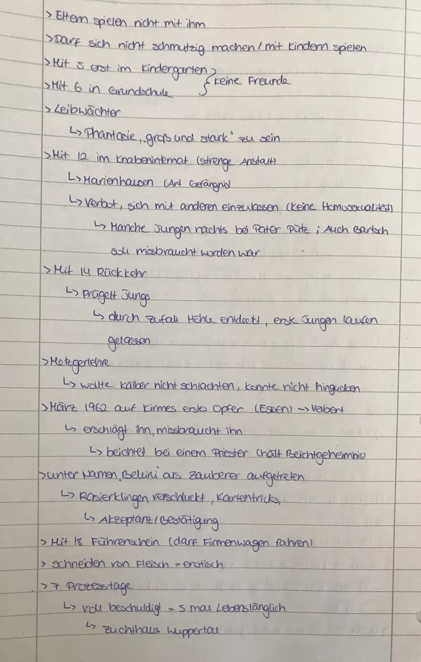 Der Fall Jürgen Bartsch
24 Horde in den 60-em an Jungen
L> in Höhle gelockt und missbraucht.
Ly zerstückelung
> Juni 1976 sprach er letztes 