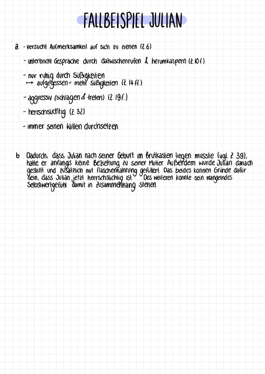
<p>Frau Klaus, die Leiterin eines Kindergartens, hat in der ersten Woche des neuen Kindergartenjahres mit Schwierigkeiten bei dem dreijähri