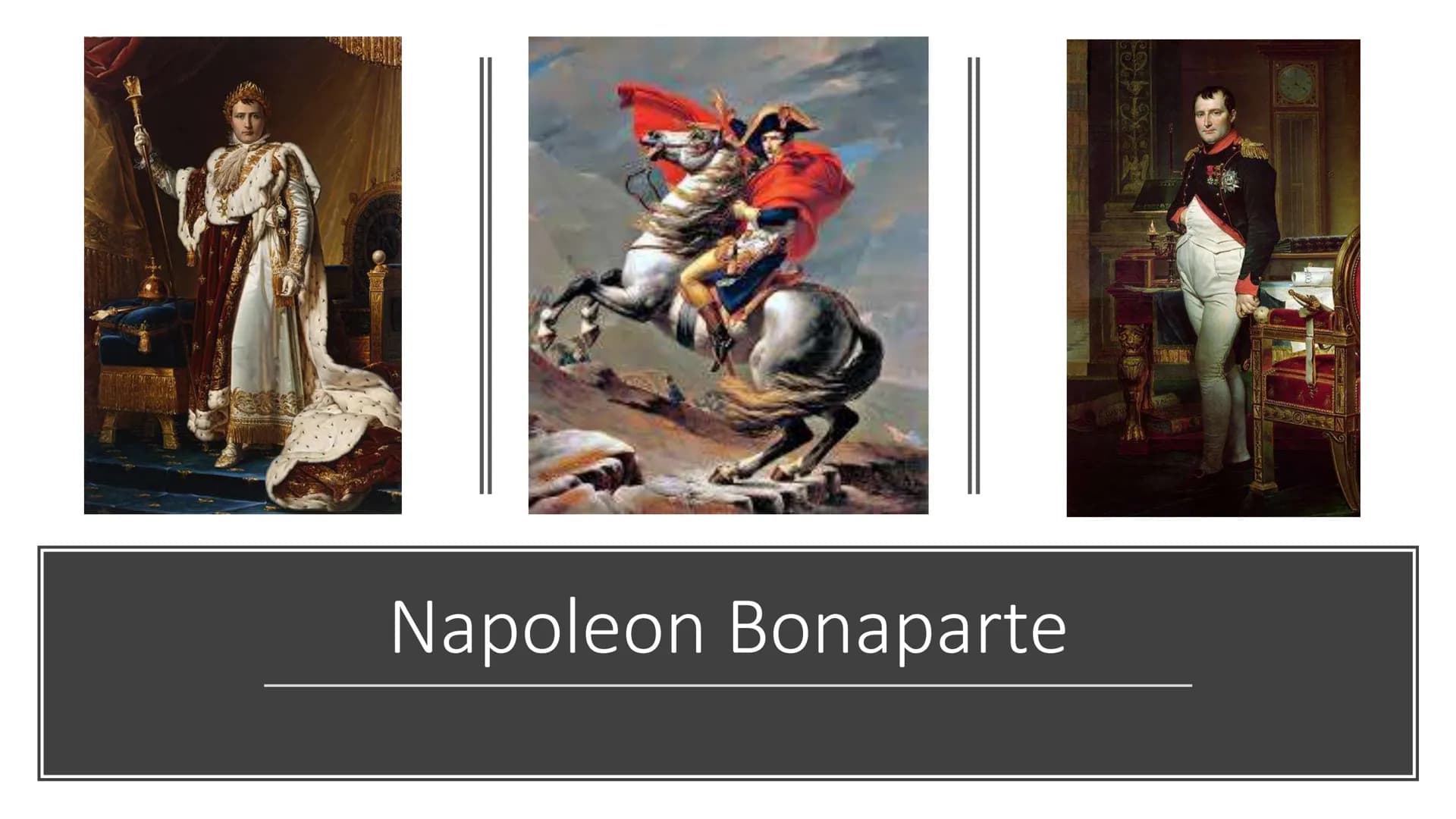 Napoleon Bonaparte
YAG Gliederung:
Steckbrief
Familie
➤ Vom Jungen auf Korsika zum Volks-Kaiser
➤ Die neue französische Gesellschaft
> Der C