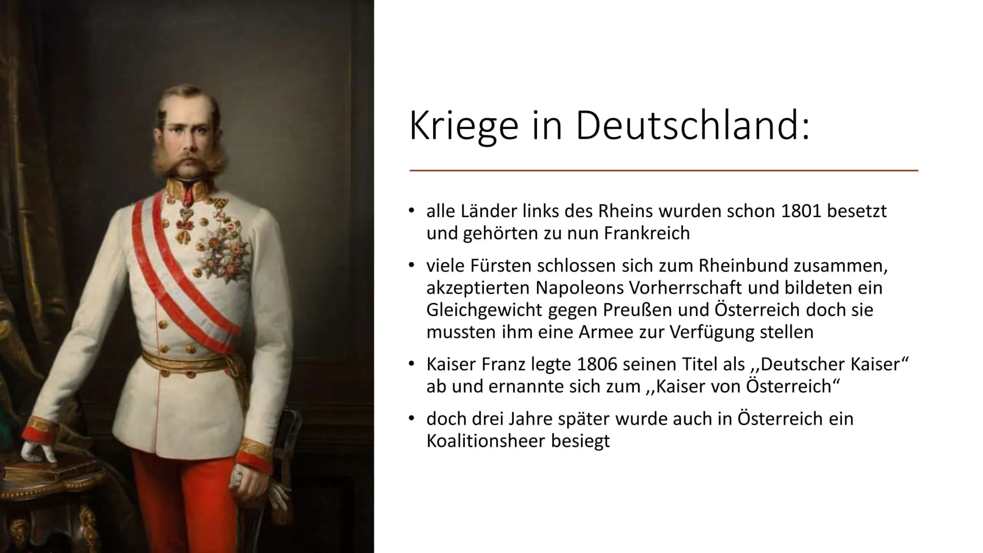 Napoleon Bonaparte
YAG Gliederung:
Steckbrief
Familie
➤ Vom Jungen auf Korsika zum Volks-Kaiser
➤ Die neue französische Gesellschaft
> Der C