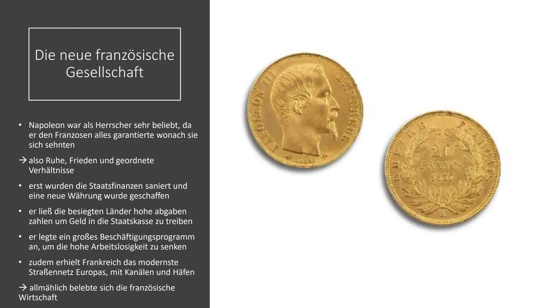 Napoleon Bonaparte
YAG Gliederung:
Steckbrief
Familie
➤ Vom Jungen auf Korsika zum Volks-Kaiser
➤ Die neue französische Gesellschaft
> Der C