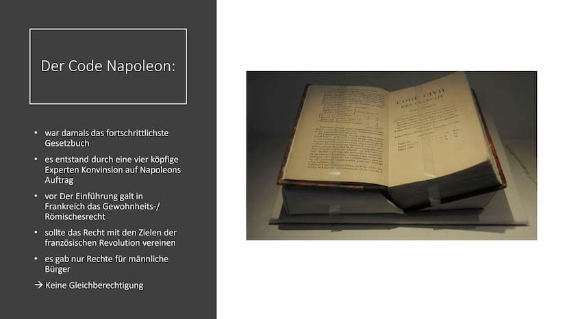 Napoleon Bonaparte
YAG Gliederung:
Steckbrief
Familie
➤ Vom Jungen auf Korsika zum Volks-Kaiser
➤ Die neue französische Gesellschaft
> Der C