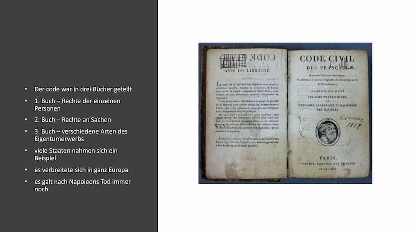 Napoleon Bonaparte
YAG Gliederung:
Steckbrief
Familie
➤ Vom Jungen auf Korsika zum Volks-Kaiser
➤ Die neue französische Gesellschaft
> Der C