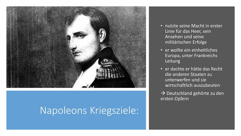Napoleon Bonaparte
YAG Gliederung:
Steckbrief
Familie
➤ Vom Jungen auf Korsika zum Volks-Kaiser
➤ Die neue französische Gesellschaft
> Der C