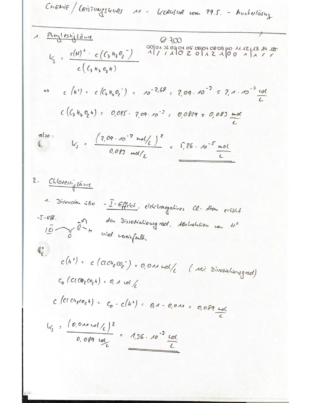 11 ChLK FrH
29. Mai 2020
Chemie Leistungskurs 11
Säure/Base-Gleichgewichte, pH-Wert, Puffer
Klausur 2. Kurshalbjahr (Corona-Edition)
Name:
z