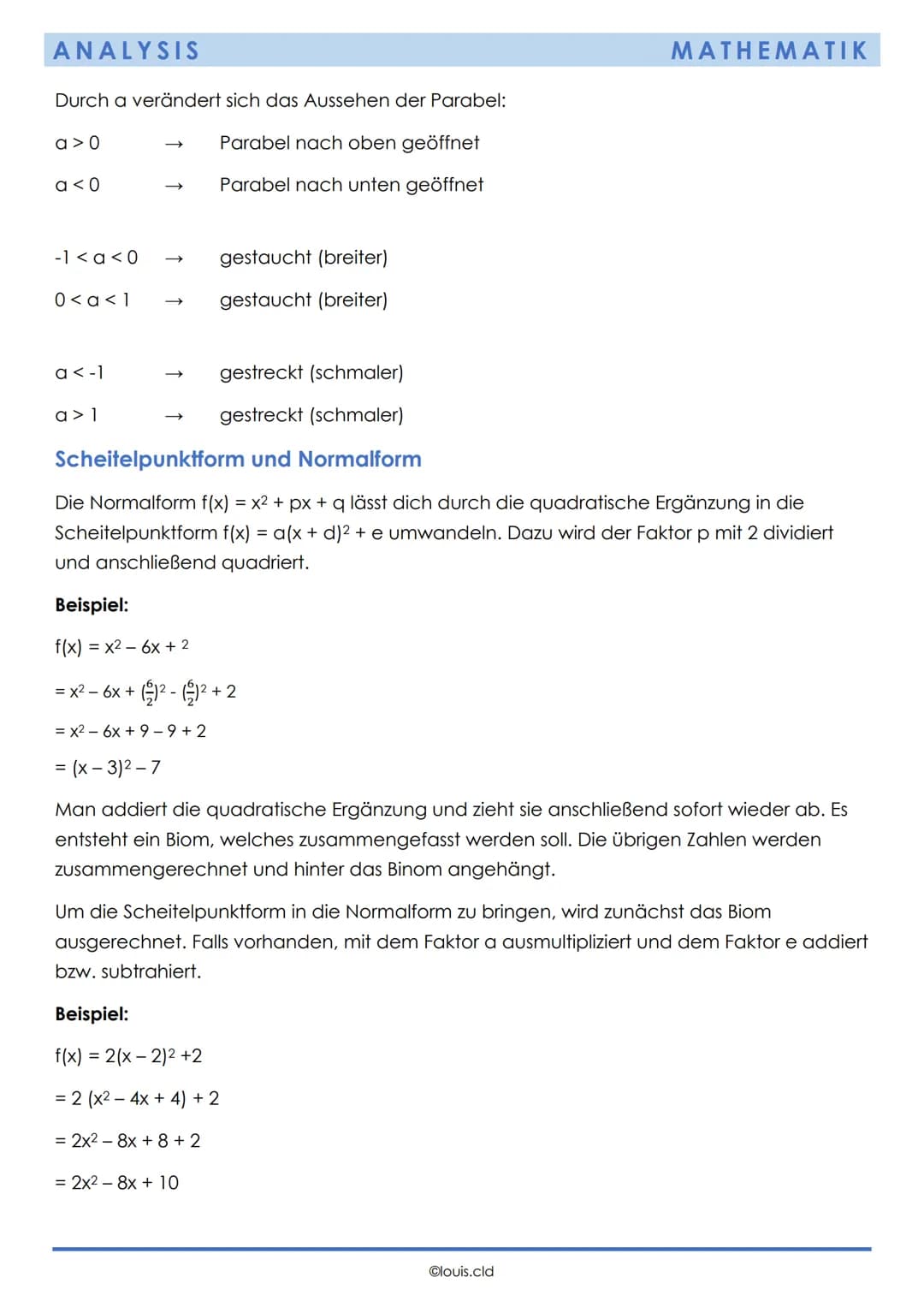 ALGEBRA
Rechengesetze
Punkt vor Strich
Damit ist gemeint, dass wenn in einer Rechnung ein Punkt (oder:) und ein Strich (+ und - )
vorkommen,