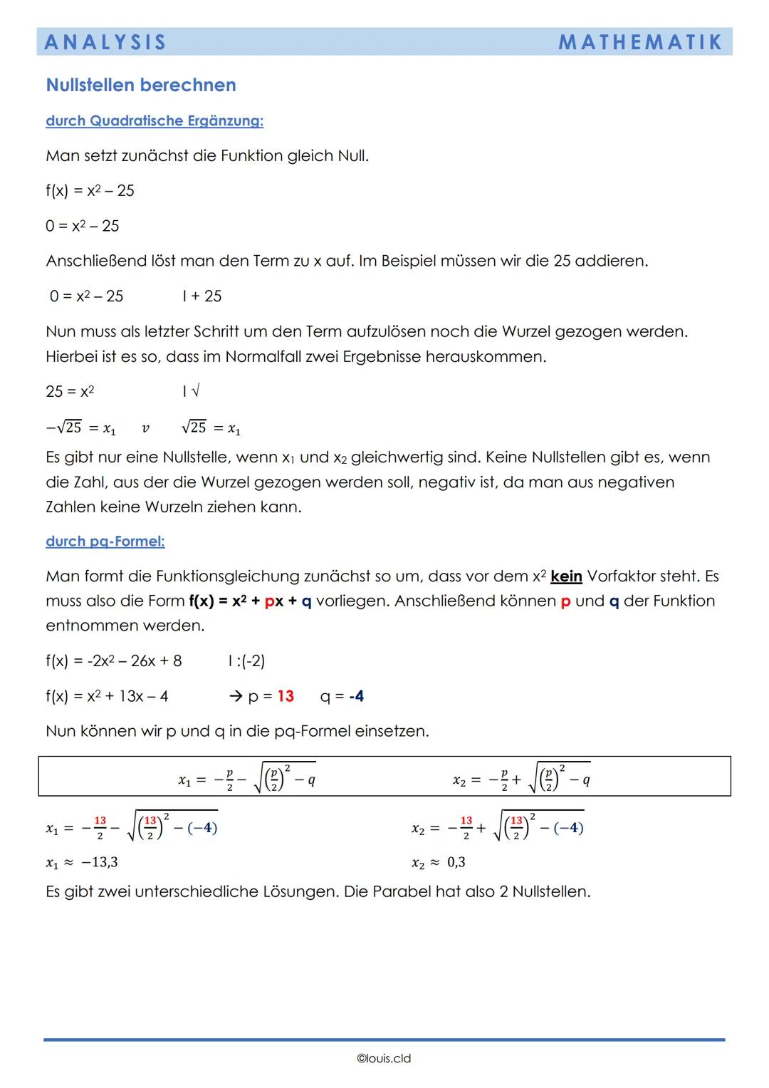 ALGEBRA
Rechengesetze
Punkt vor Strich
Damit ist gemeint, dass wenn in einer Rechnung ein Punkt (oder:) und ein Strich (+ und - )
vorkommen,