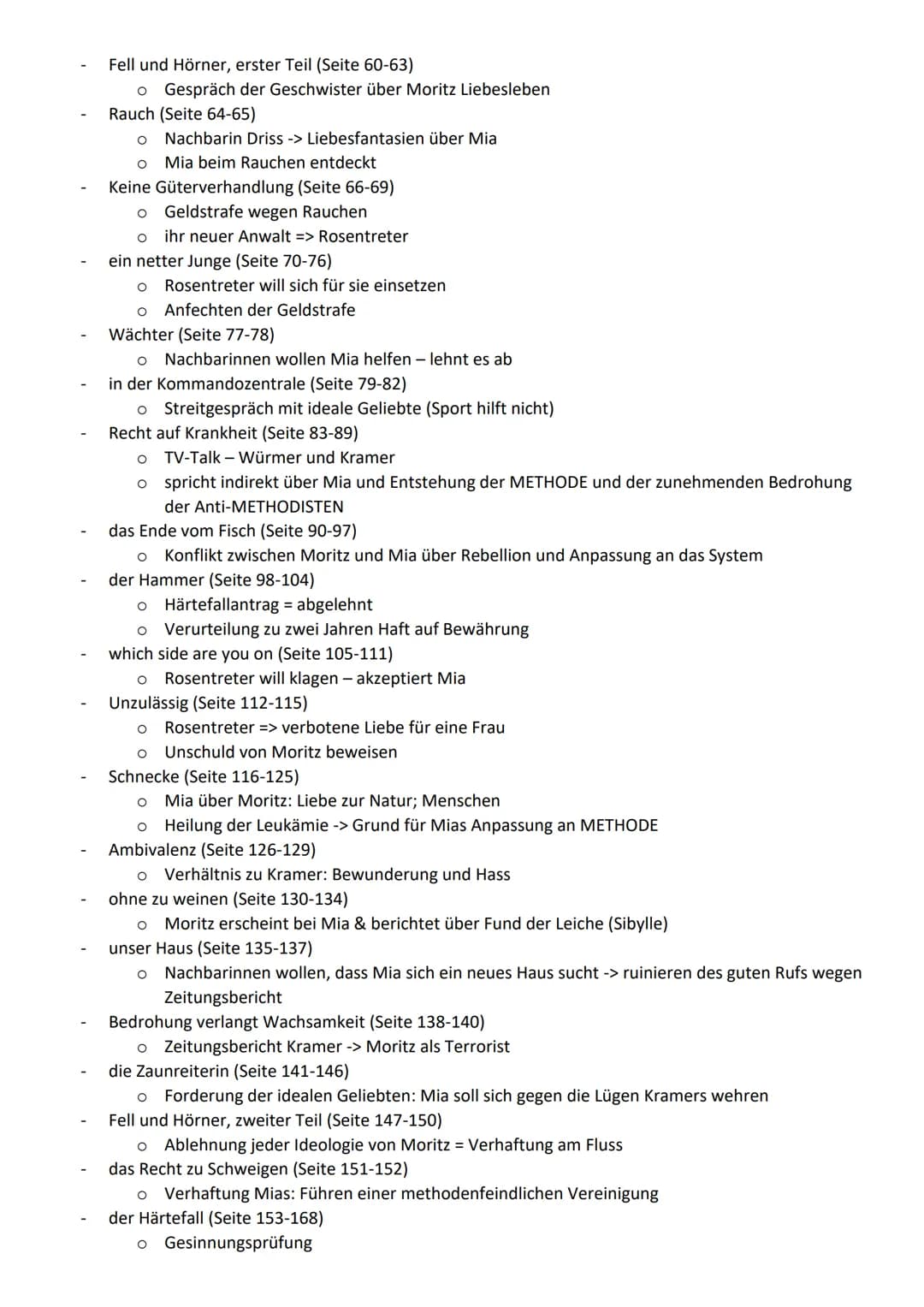 Der Titel
Corpus-It. Körper/ Leib
o Roman beschäftigt sich mit Körperlichkeit des Menschen und dessen Beherrschung
Corpus Delicti
O Spender 