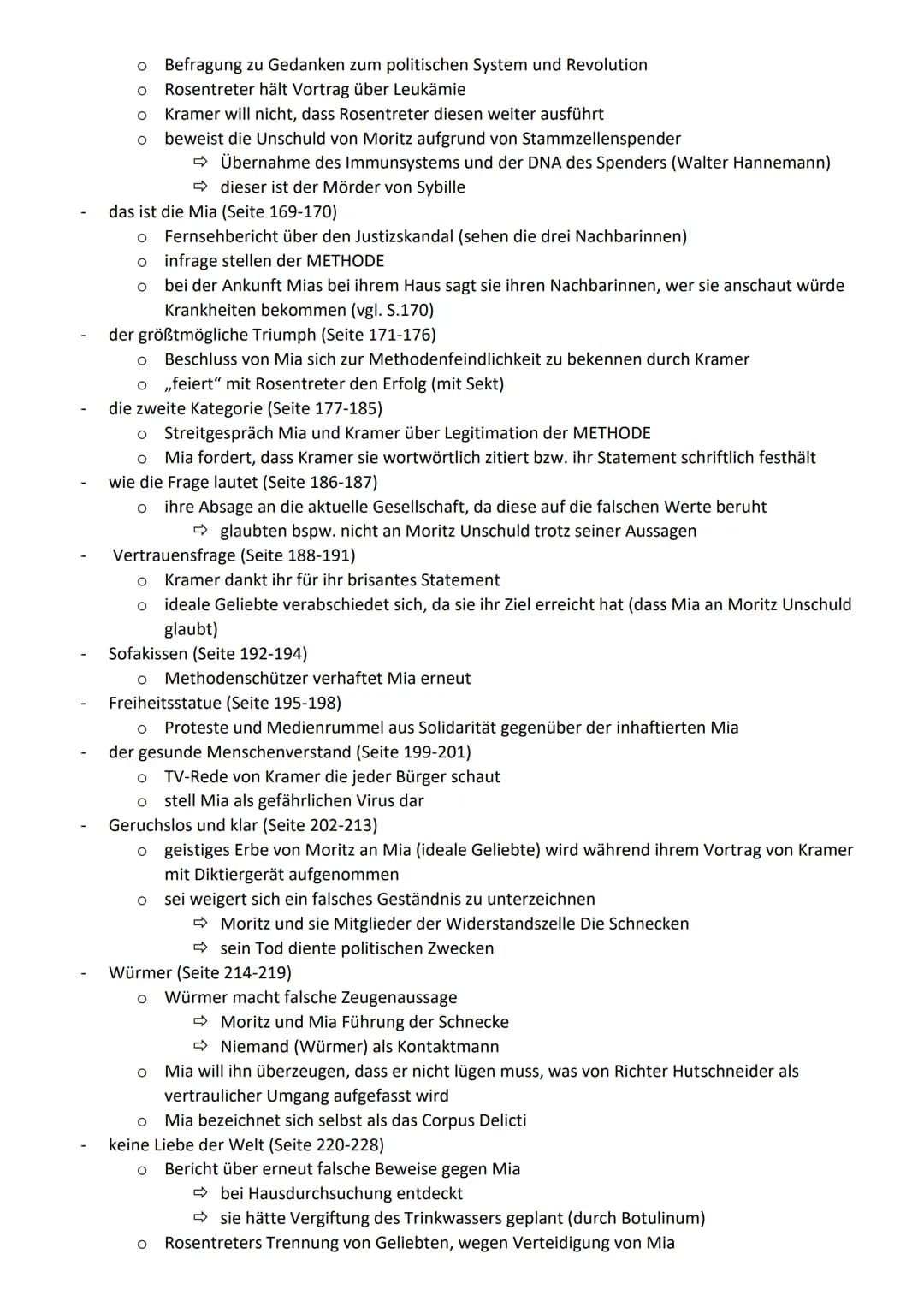 Der Titel
Corpus-It. Körper/ Leib
o Roman beschäftigt sich mit Körperlichkeit des Menschen und dessen Beherrschung
Corpus Delicti
O Spender 