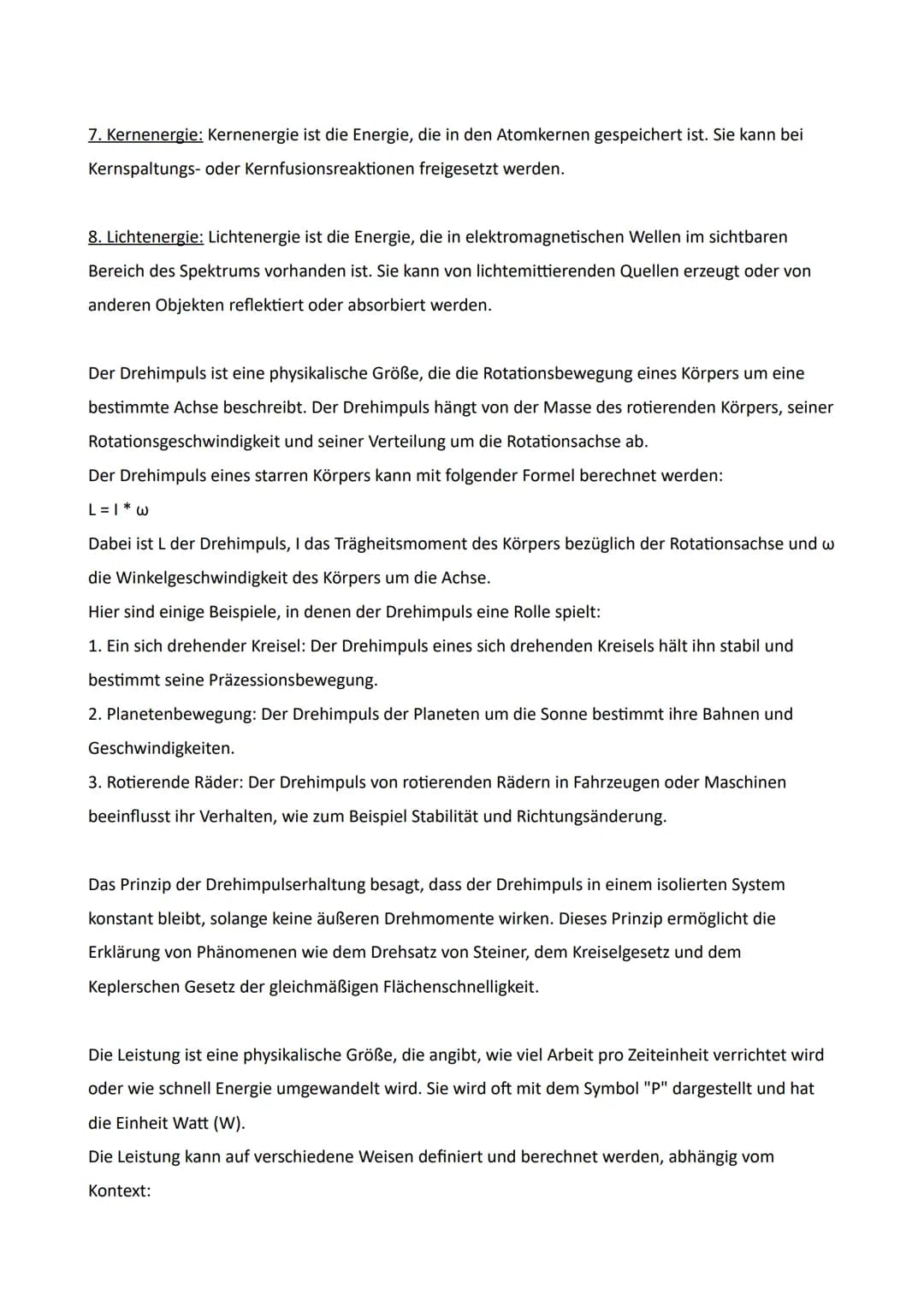 Ursache der Bewegung
Die Ursache der Bewegung in der Physik sind Kräfte, die auf ein Objekt wirken, sowie das
Energieerhaltungsprinzip. Kräf