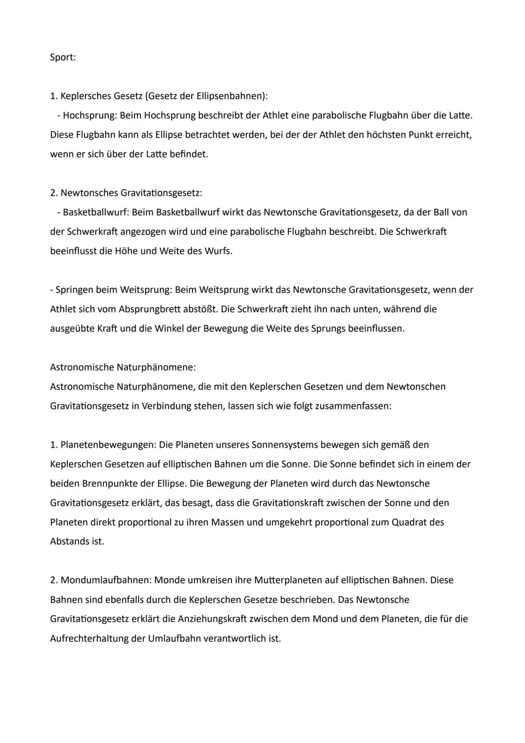 Ursache der Bewegung
Die Ursache der Bewegung in der Physik sind Kräfte, die auf ein Objekt wirken, sowie das
Energieerhaltungsprinzip. Kräf