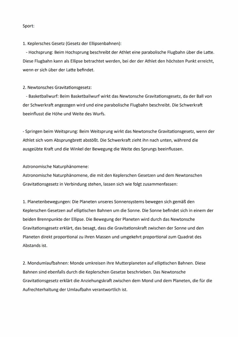Ursache der Bewegung
Die Ursache der Bewegung in der Physik sind Kräfte, die auf ein Objekt wirken, sowie das
Energieerhaltungsprinzip. Kräf
