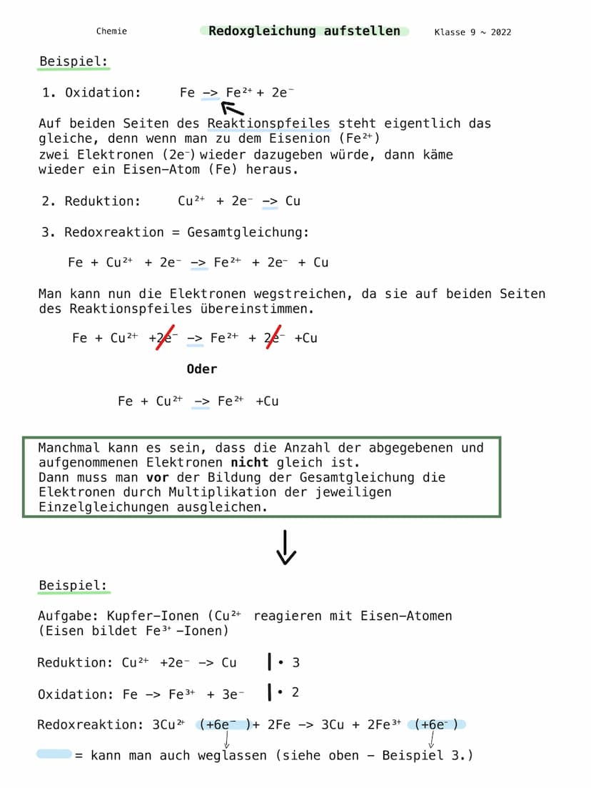 Chemie
Oxidation:
Reduktion:
Elektronen-Abgabe:
Die Oxidation ist eine chemische Reaktion, bei dem ein Stoff mit dem
Element Sauerstoff (0) 