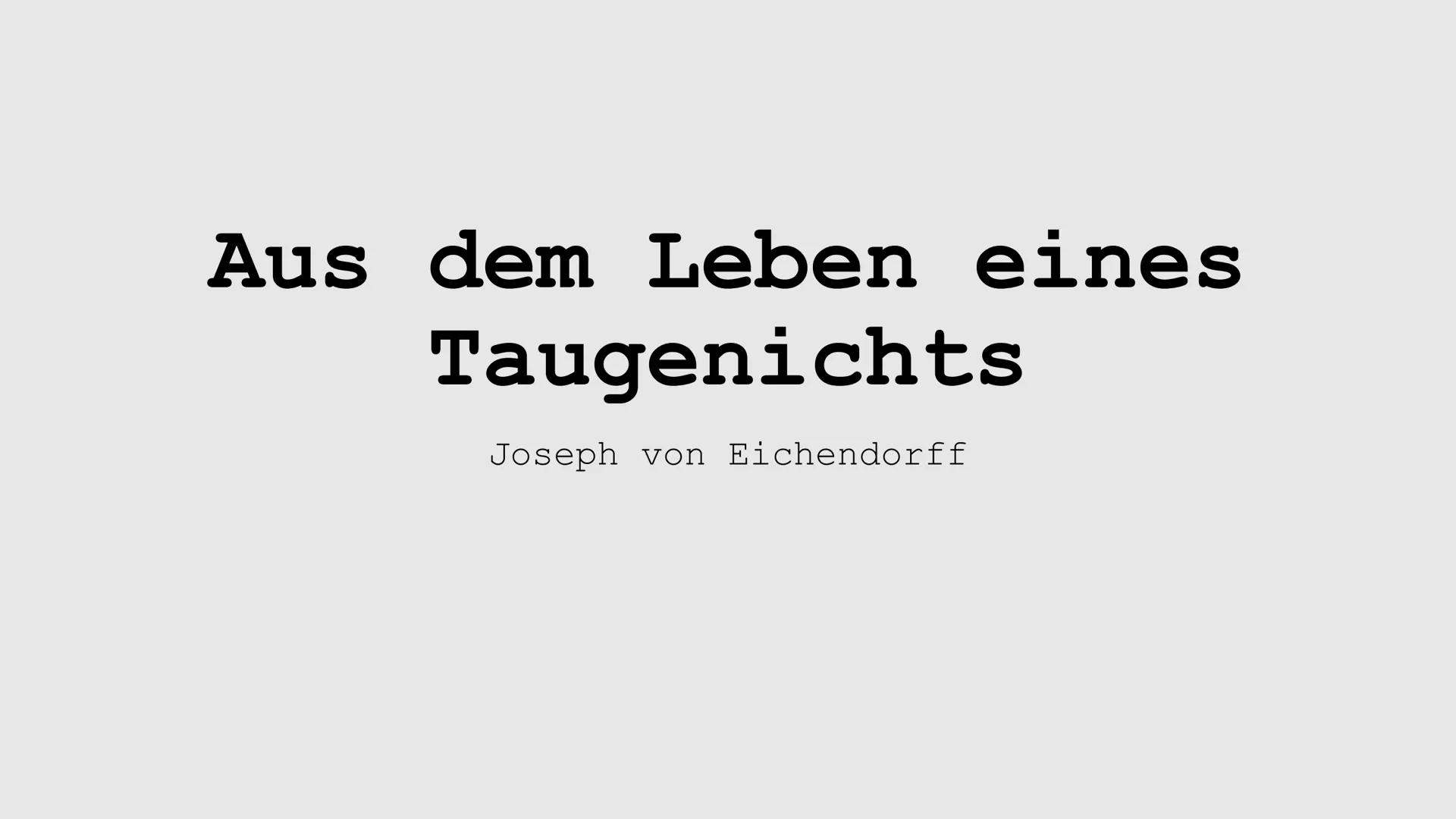 „Wenn ich ein Vöglein wär,
Ich wüßt wohl, wovon ich sänge,
Und auch zwei Flüglein hätt,
Ich wüßt wohl, wohin ich mich
schwänge!" # Aus dem L