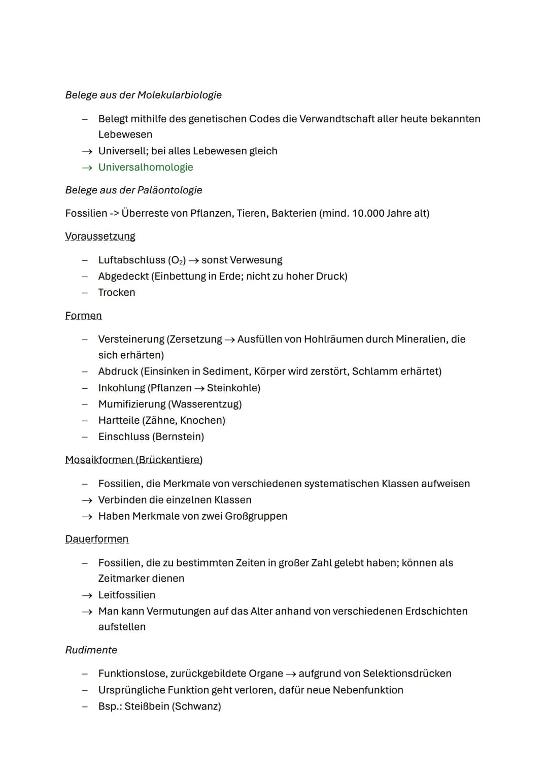 Evolution
Systematik
Anordnung von Organismen in einem Stammbaum, mit Hilfe von Systematischen
Kategorien
Domäne: Eukaryoten, Prokaryoten
Re