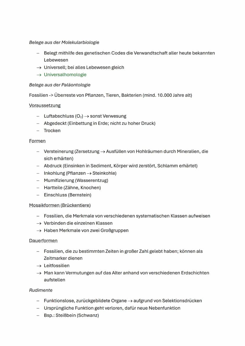 Evolution
Systematik
Anordnung von Organismen in einem Stammbaum, mit Hilfe von Systematischen
Kategorien
Domäne: Eukaryoten, Prokaryoten
Re
