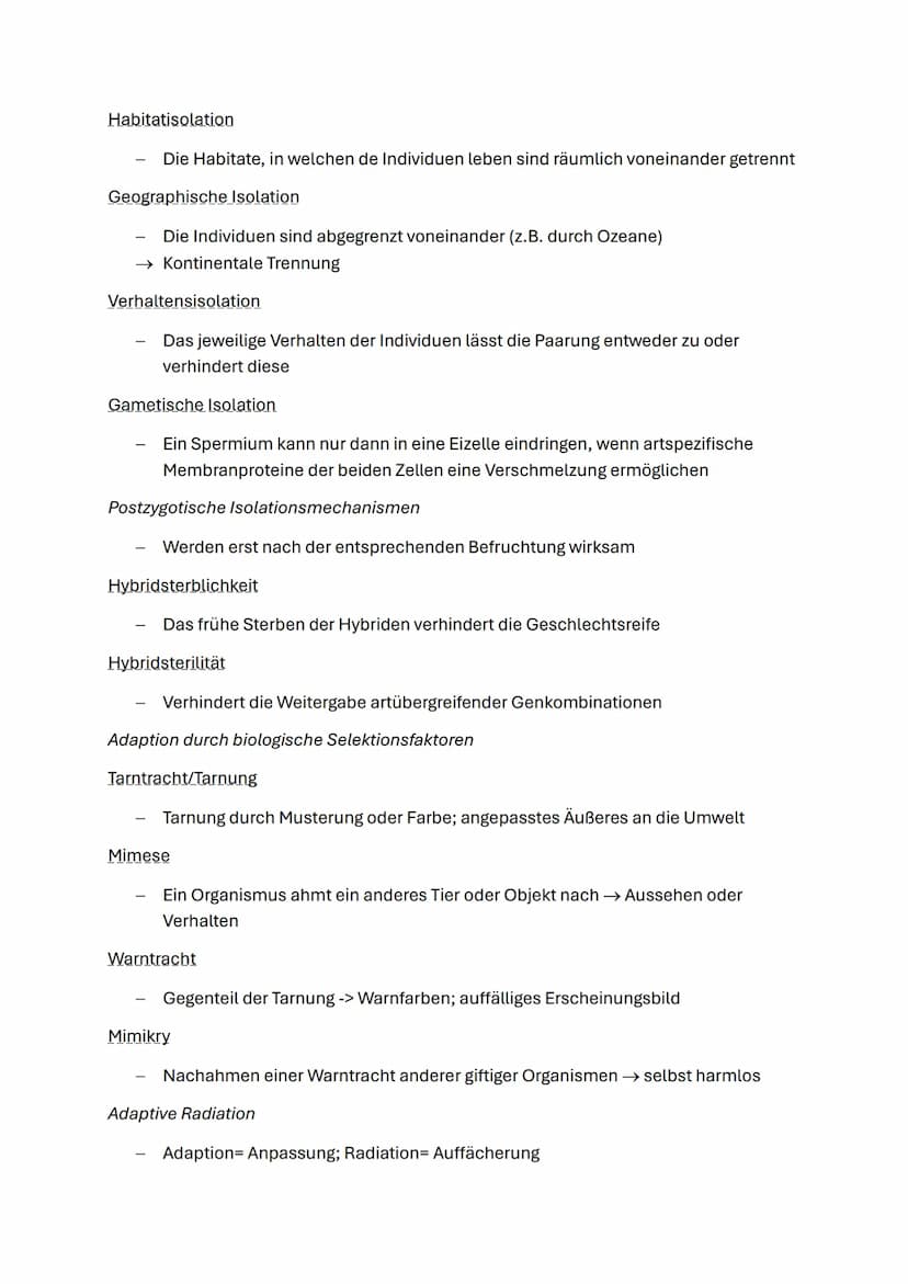 Evolution
Systematik
Anordnung von Organismen in einem Stammbaum, mit Hilfe von Systematischen
Kategorien
Domäne: Eukaryoten, Prokaryoten
Re