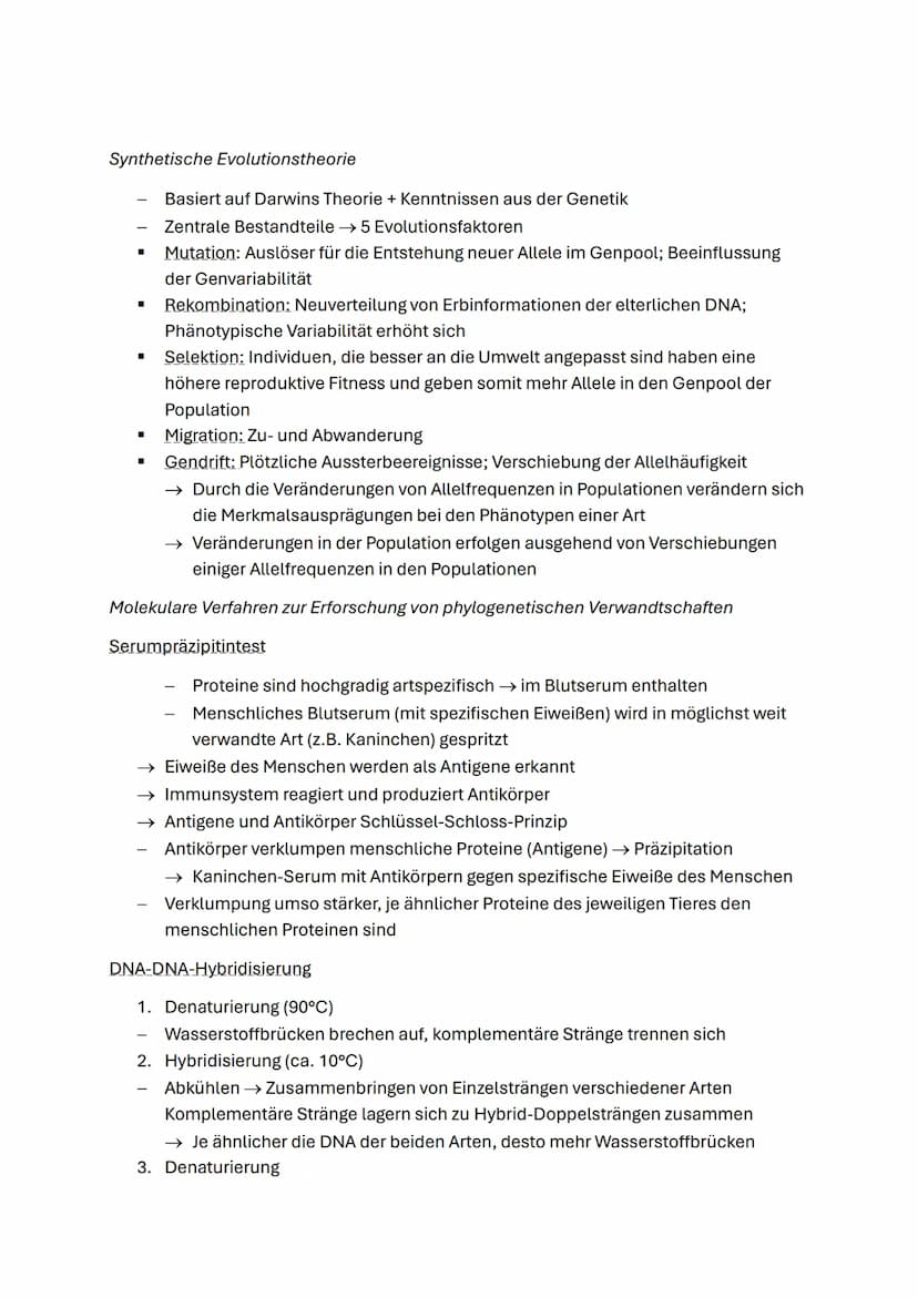 Evolution
Systematik
Anordnung von Organismen in einem Stammbaum, mit Hilfe von Systematischen
Kategorien
Domäne: Eukaryoten, Prokaryoten
Re