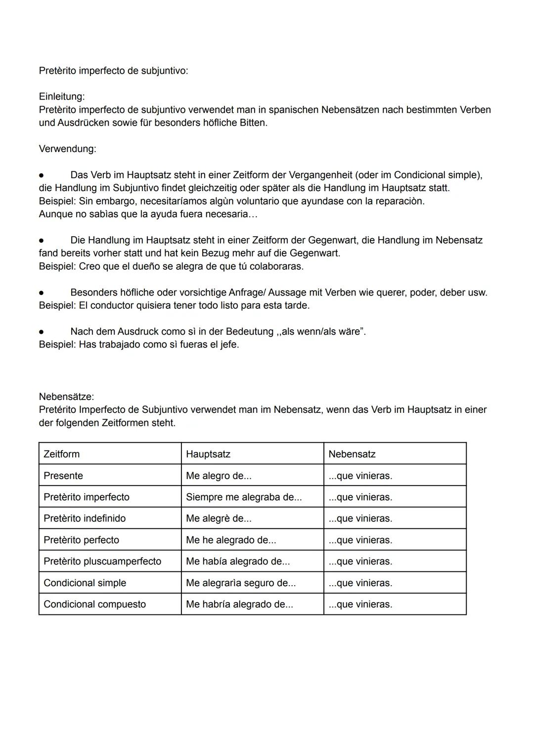 Pretèrito imperfecto de indicativo:
Einleitung:
Pretèrito imperfecto de indicativo ist eine spanische Zeitform der Vergangenheit, mit der ma