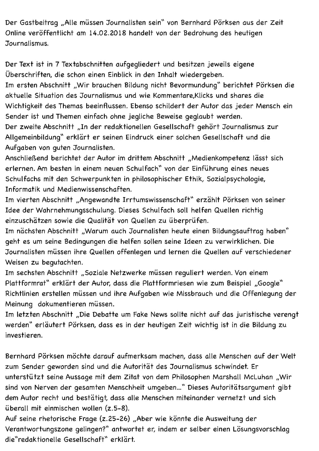 Tipps zur Sachtextanalyse: Beispiele, Formulierungshilfen und Musterlösungen