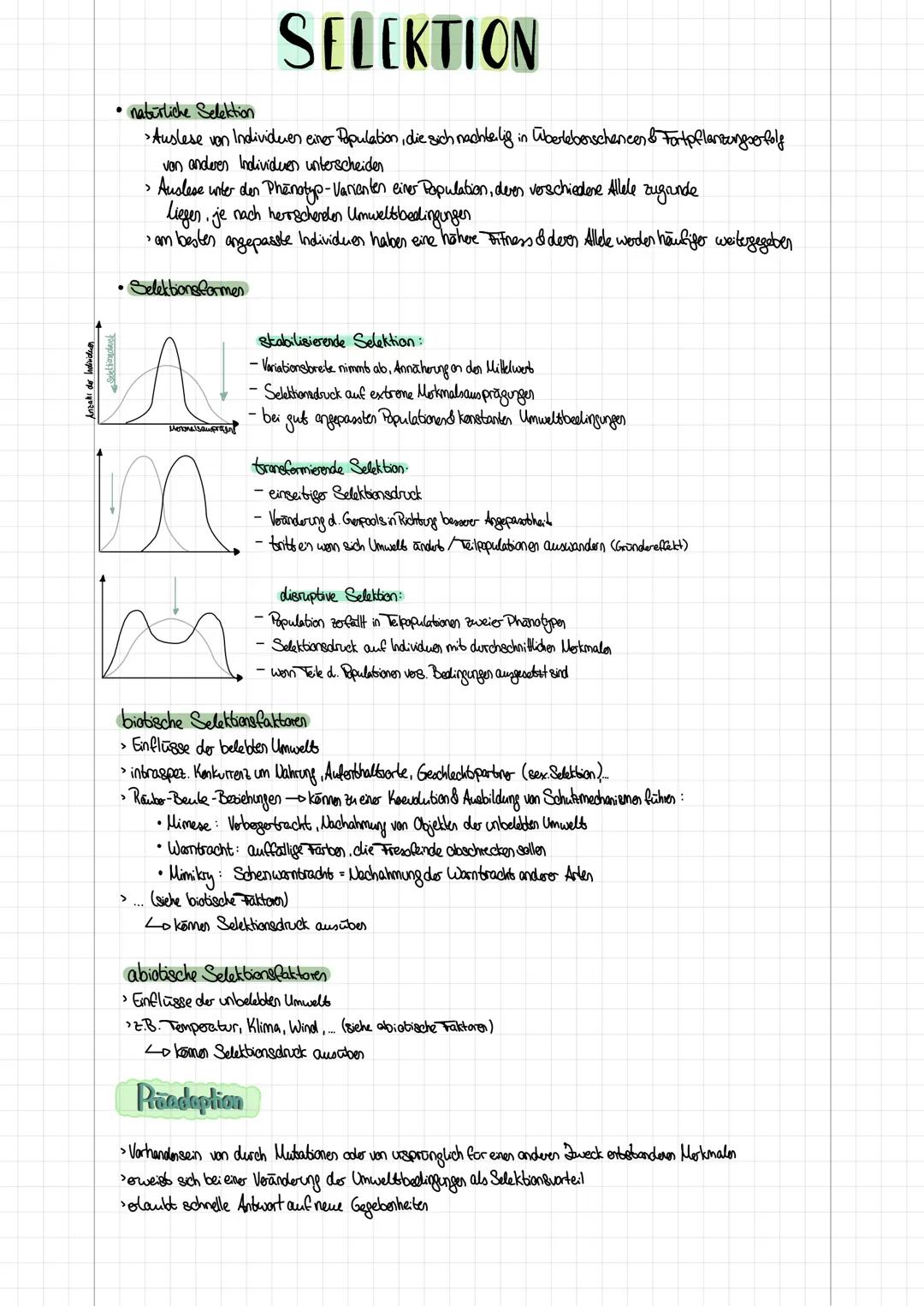 # EVOLUTION

morphologischer Artbegriff (kind. Klassifizierungseyston)
> Arbdefinition nach Aussehen, betrachtet werder außere (morph.) Moko