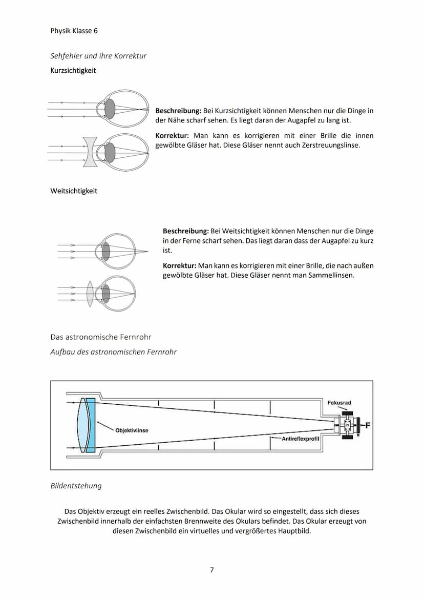 Physik Klasse 6
OPTIK
Lichtquellen und Lichtausbreitung
Lichtquellen
Körper, die von selbst Licht aussenden, heißen Lichtquellen
Natürliche 