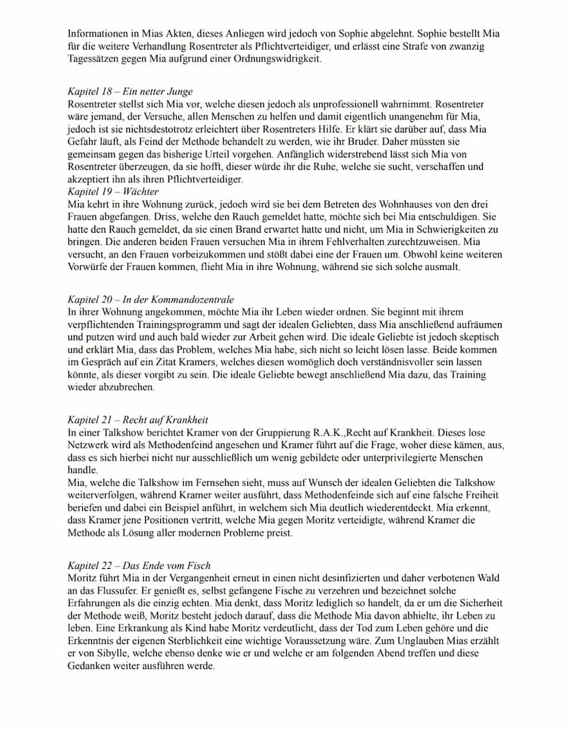 Corpus Delicti
-Kapitel Zusammenfassung-
Kapitel 1- Das Vorwort
Das Vorwort stammt aus dem Buch ,,Gesundheit als Prinzip staatlicher Legitim