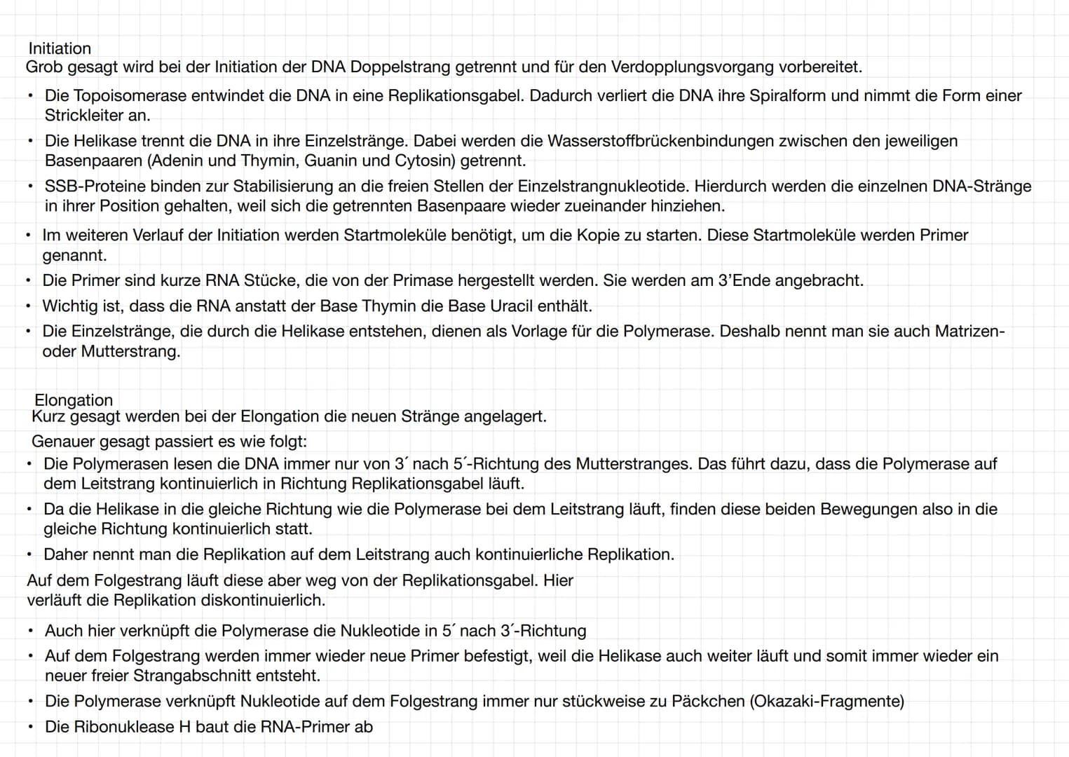 1. DNA und RNA
DNA aufbau:
RNA:
A
Wasserstoffbrücken
Komplementäre
Basenpaarung
НО
3'
DNA = Träger der Erbinformation (Speicher)
Doppelstran