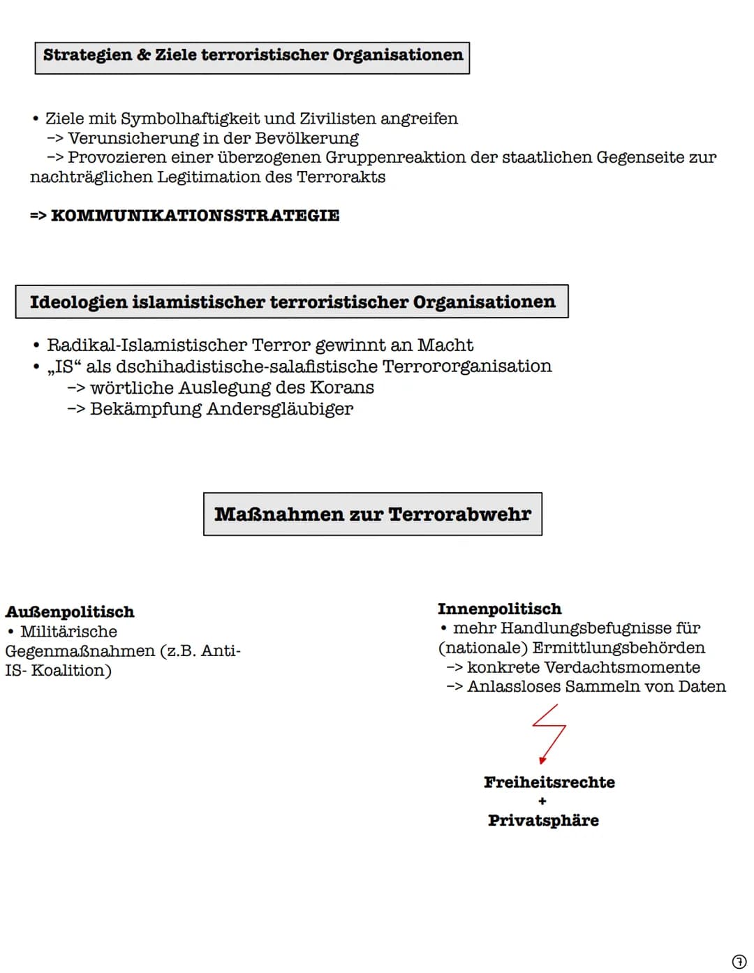 Politik Lernzettel
Internationale Konflikte, Terrorismus, neuer und alter Krieg, Bundeswehr
Inhaltsverzeichnis
Zivilisatorisches Hexagon..
N