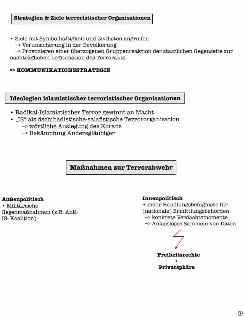 Politik Lernzettel
Internationale Konflikte, Terrorismus, neuer und alter Krieg, Bundeswehr
Inhaltsverzeichnis
Zivilisatorisches Hexagon..
N