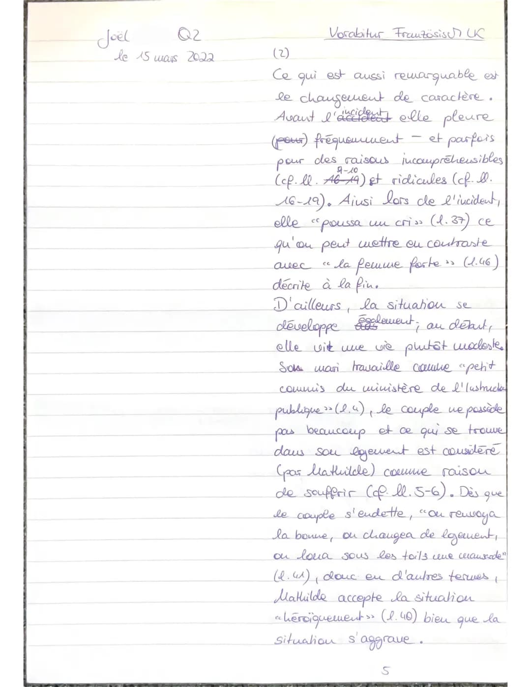 Q2 français
Vorabiklausur 2021/2022
Thème 1: Conceptions de vie et de société dans la littérature réaliste et naturaliste
Klausurteil A: lir
