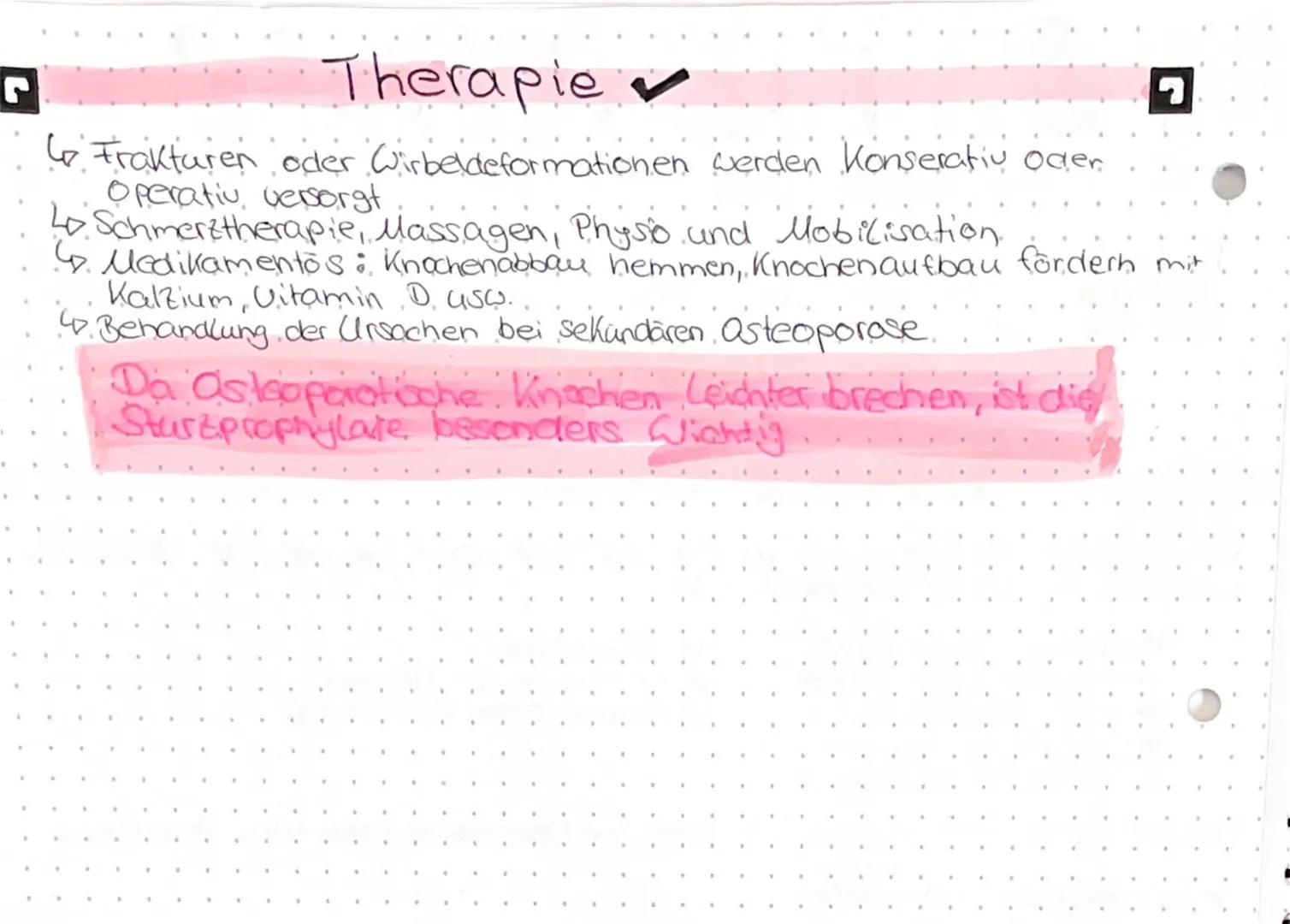 # OSTEOPOROSE

Definition

Krankhafter Knochenschwind, bei dem mehr. Knochen substane.
abgebaut als neu gebildet. wird. Dadurch sinkt die. K
