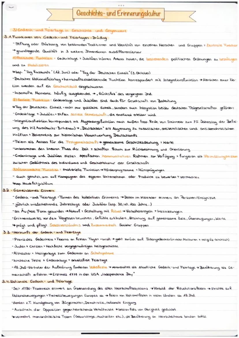 ***
Geschichts- und Erinnerungskultur
A) Kernmodal - Geschichtsbewusstsein und Geschichtskultuur
4.1. Was ist Geschichte ?
- KEIN Synonym fü