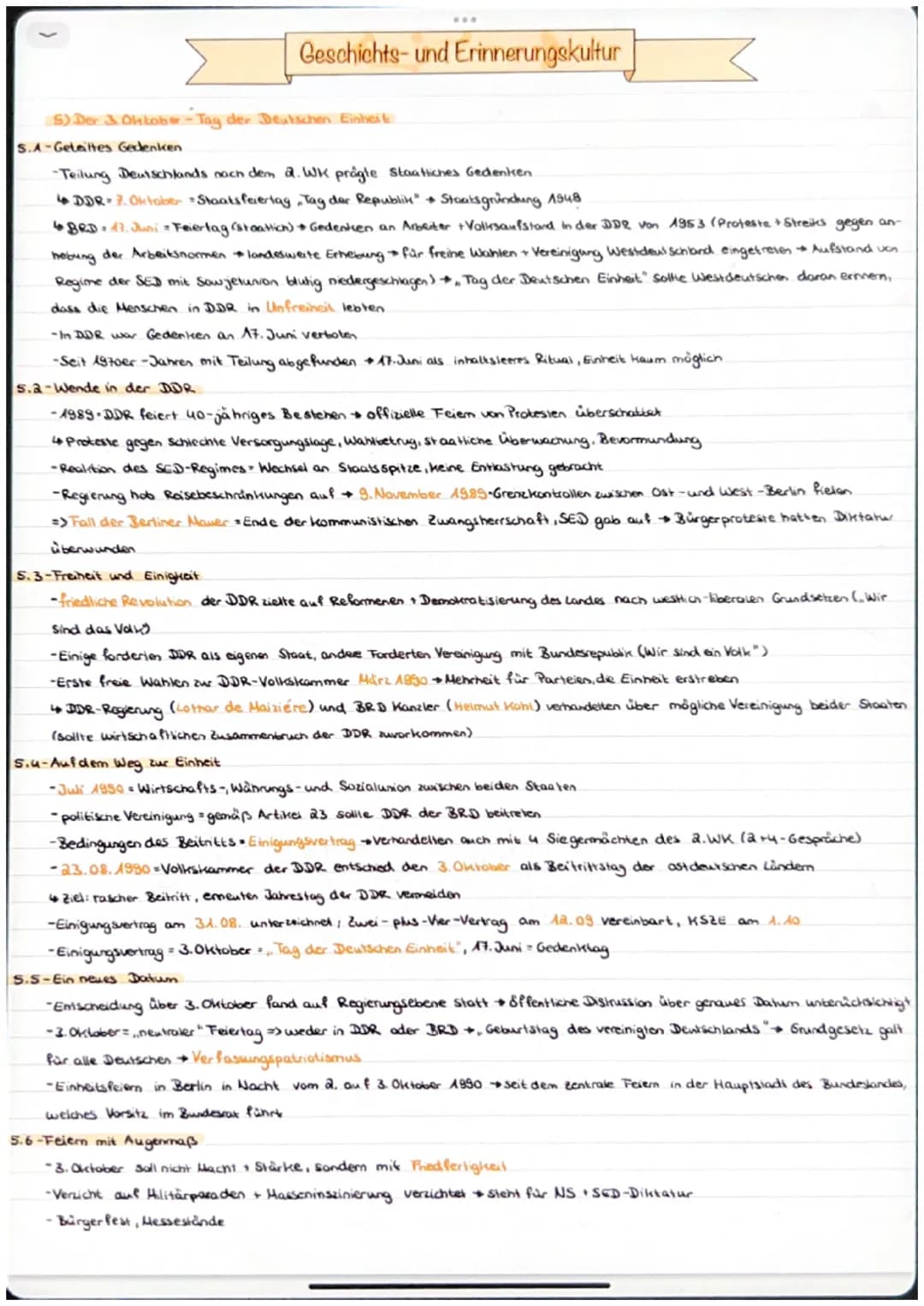 ***
Geschichts- und Erinnerungskultur
A) Kernmodal - Geschichtsbewusstsein und Geschichtskultuur
4.1. Was ist Geschichte ?
- KEIN Synonym fü