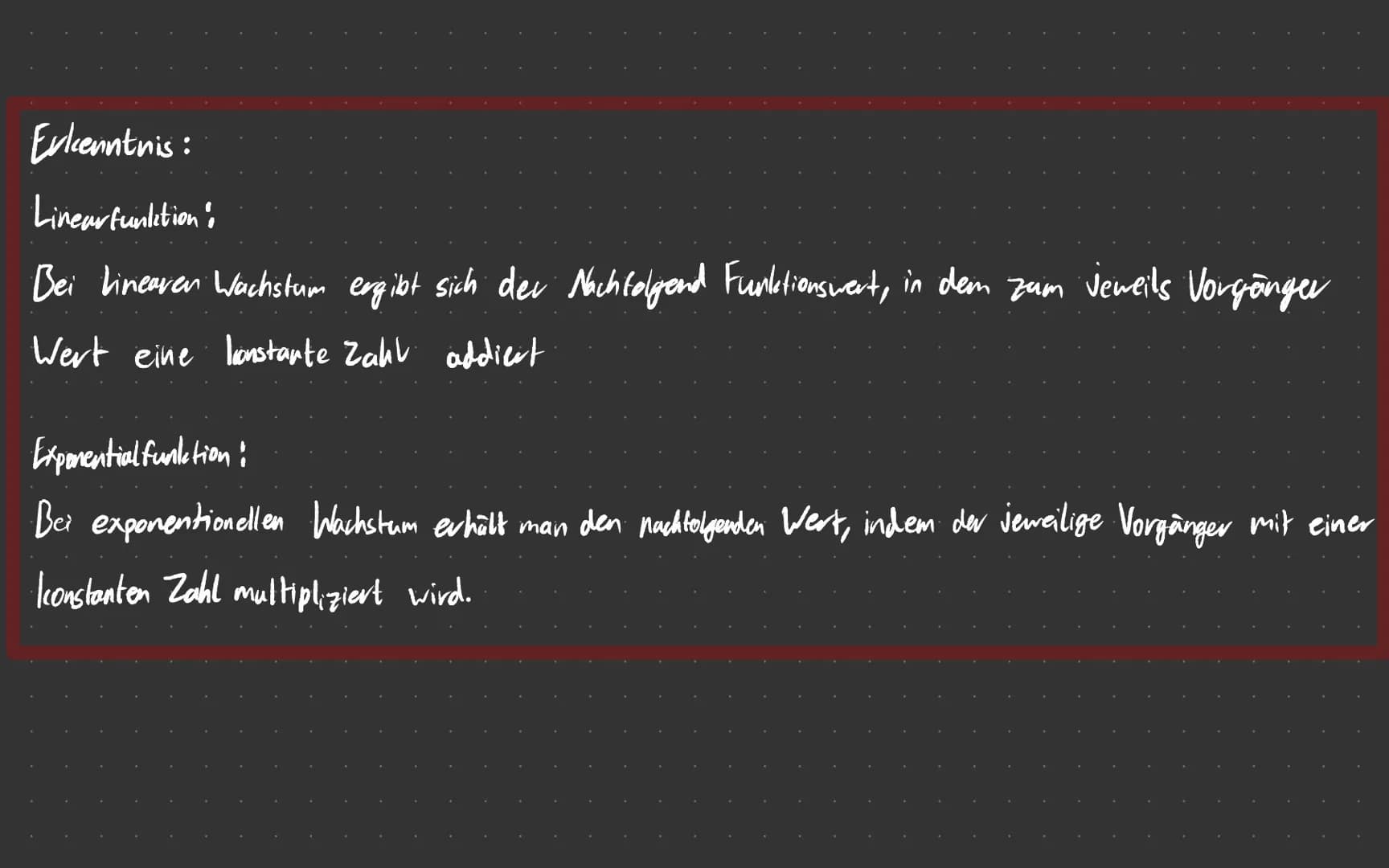 Exponential function Exponential funktionen
Funktioner, bei denen die Variable im Exponenten steht, heißen Exponential funktionen.
→ Variabl