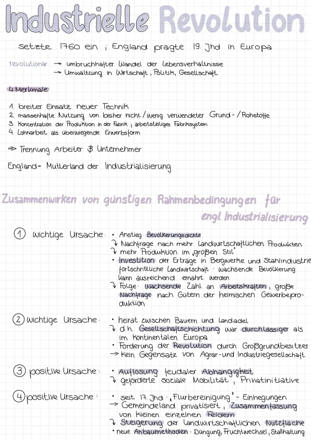 Industrialisierung in Deutschland: Zusammenfassung und wichtige Fragen