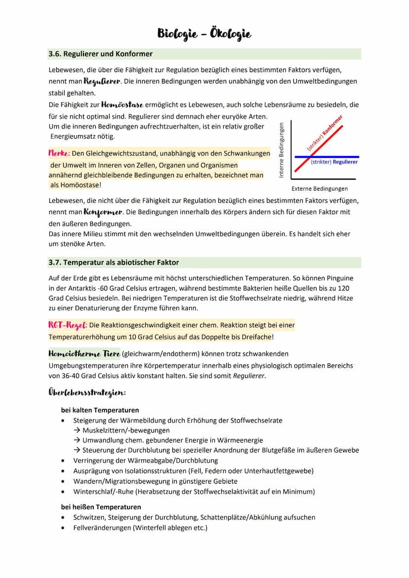 Biologie - Ökologie
1. Grundbegriffe - und Beziehungen der Ökologie
Ökologie
Lehre von den Wechselwirkungen zwischen Lebewesen und der Umwel