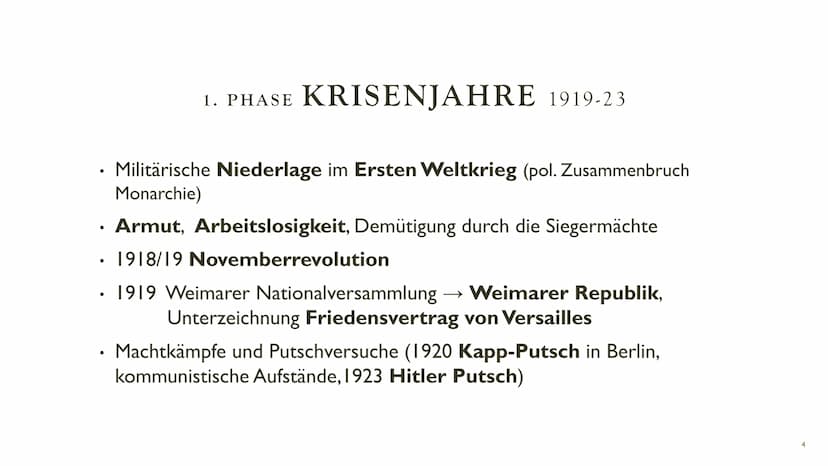 LITERATUR IN DER WEIMARER
REPUBLIK
1919-1933 GLIEDERUNG
• Historischer Hintergrund
●
• Rolle der Frau
Literatur
• Inhalte und Themen
• Neue 