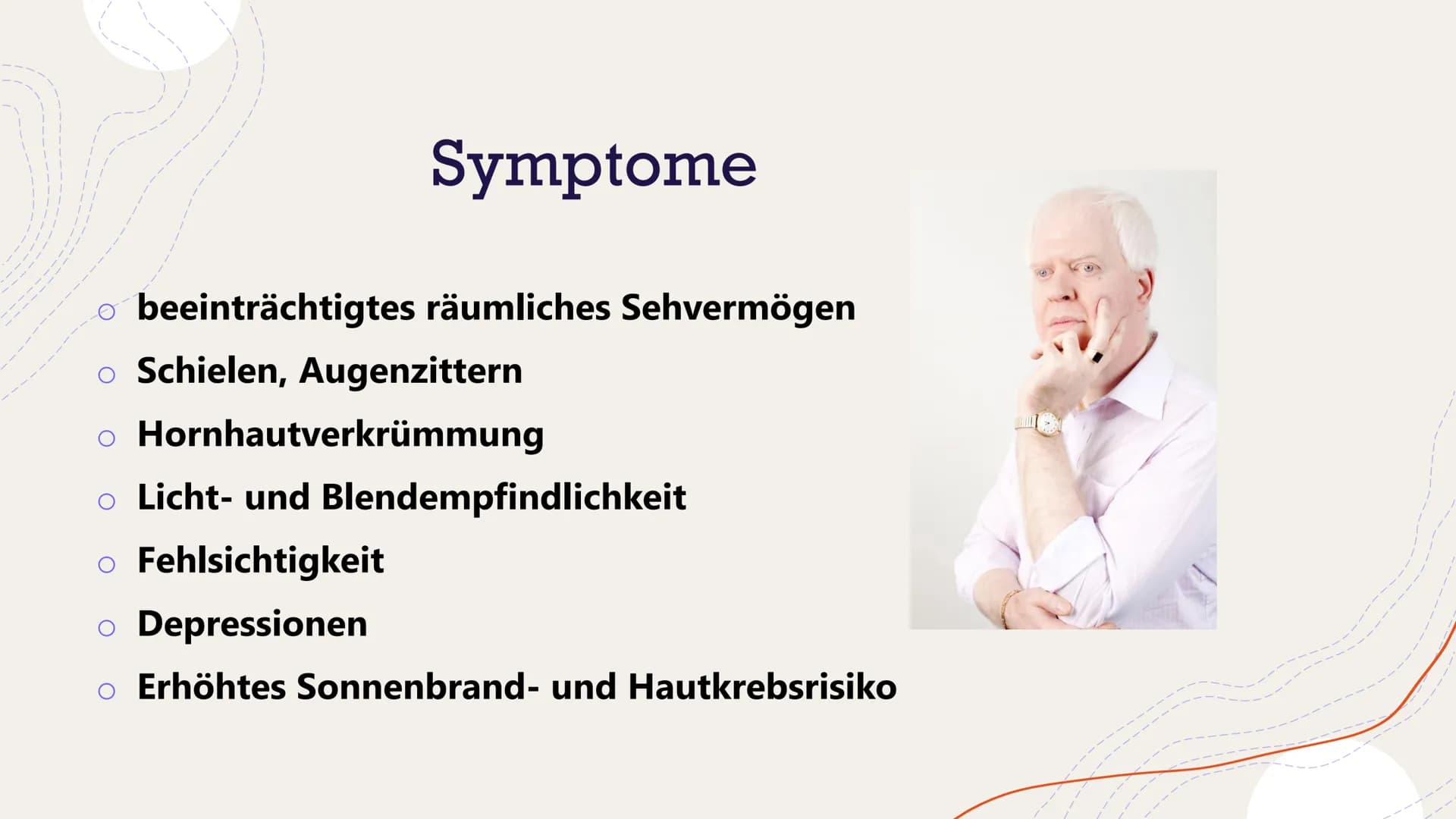 Albinismus
Von Henriette Dehnel Gliederung
Allgemeines
o Melanin
o Erbgang
o Phänotyp und Symptome
Formen des Albinismus
o Diagnose
o Therap
