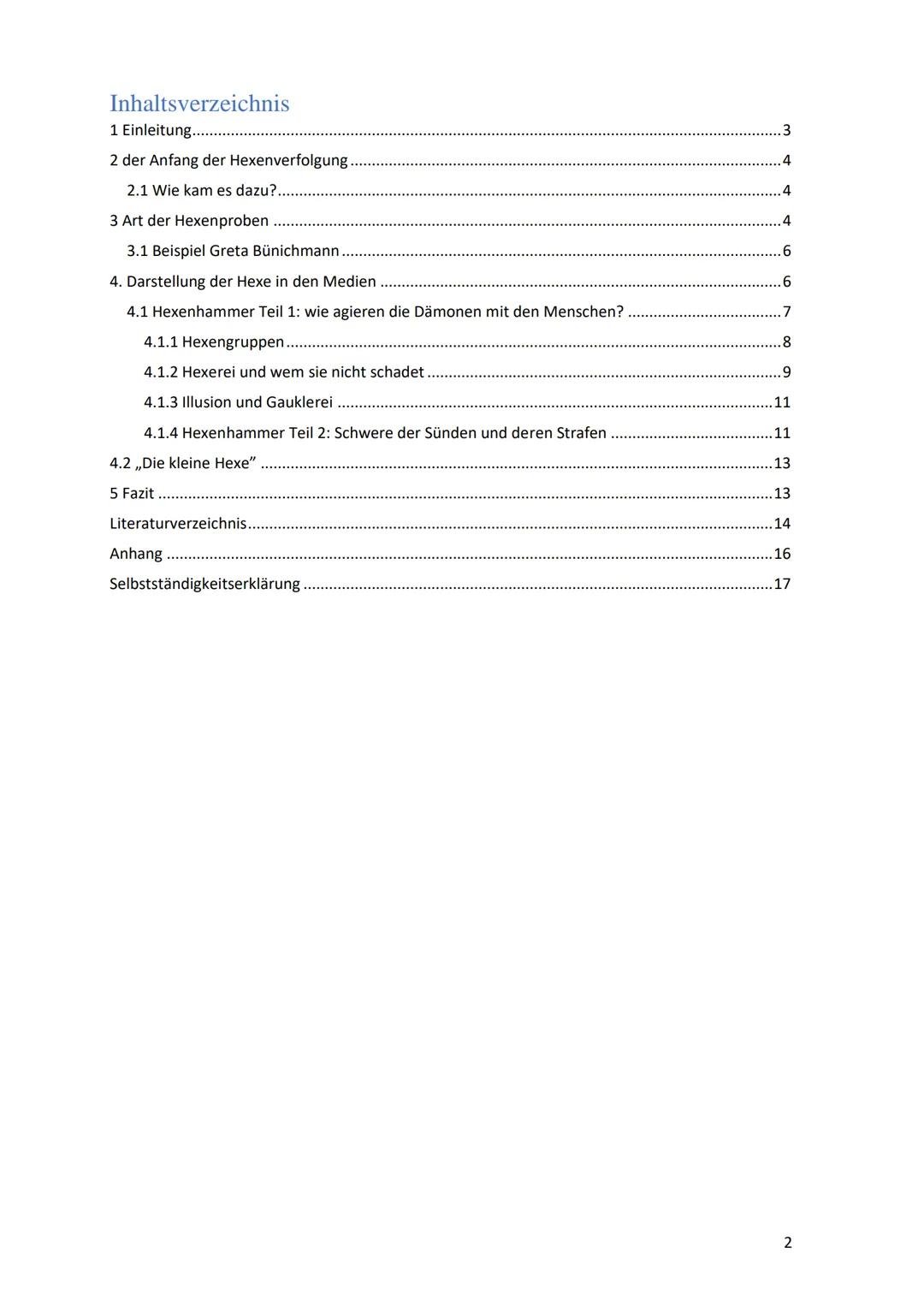 Facharbeit

Die Hexenverfolgung
Wie wird die Hexe in den Medien dargestellt?

verfasst von

Leistungskurs Deutsch

1 Inhaltsverzeichnis
1 Ei