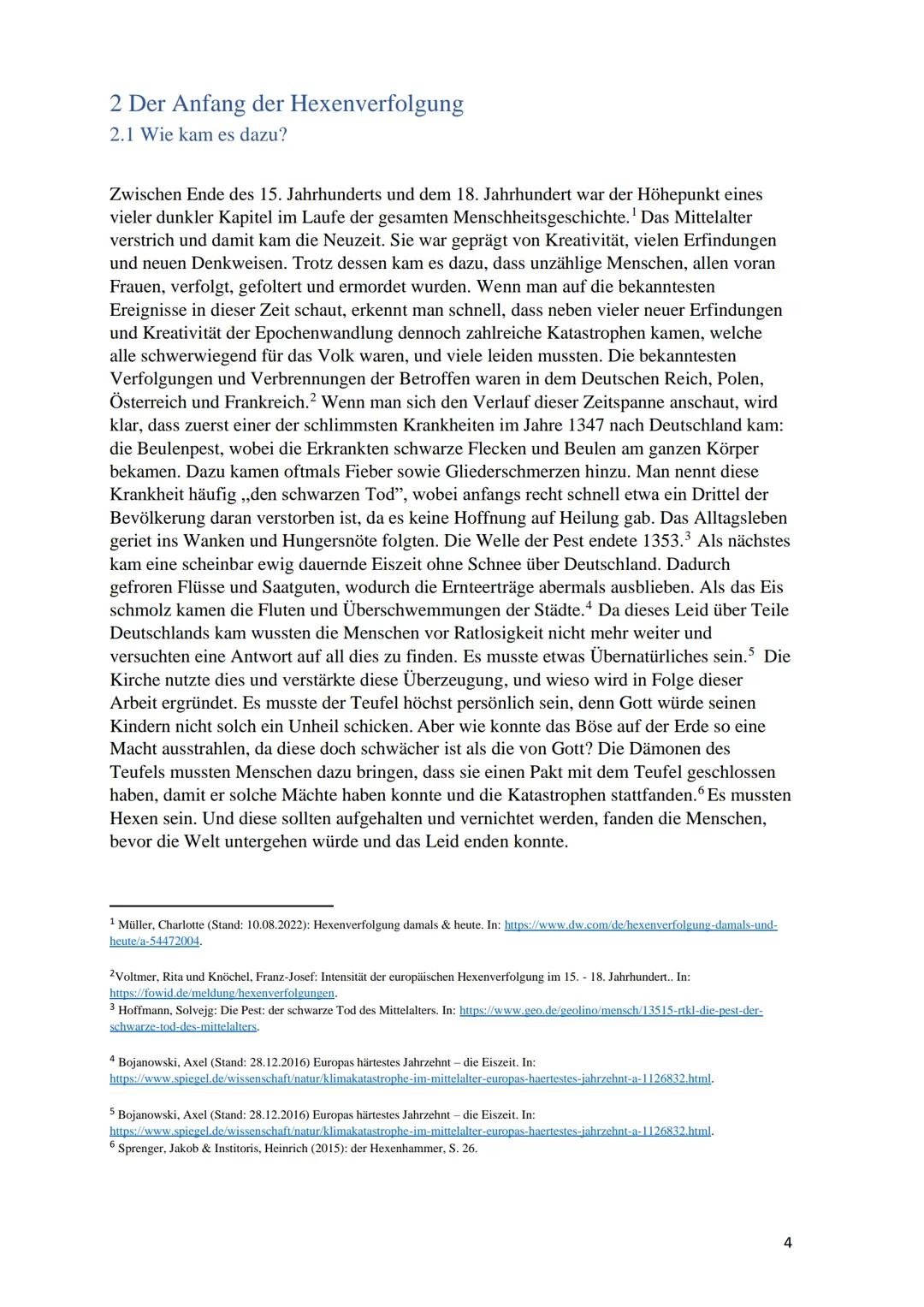 Facharbeit

Die Hexenverfolgung
Wie wird die Hexe in den Medien dargestellt?

verfasst von

Leistungskurs Deutsch

1 Inhaltsverzeichnis
1 Ei