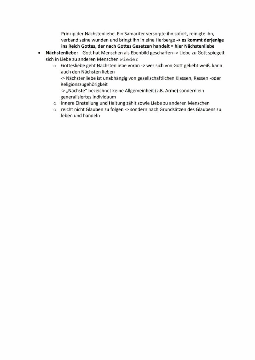 Religion Lernzettel Q3
Gottebenbildlichkeit:
●
O
O
Ist die biblische Grundlage der Menschenwürde
Auch Geschöpf Gottes = von Gott geschaffen,
