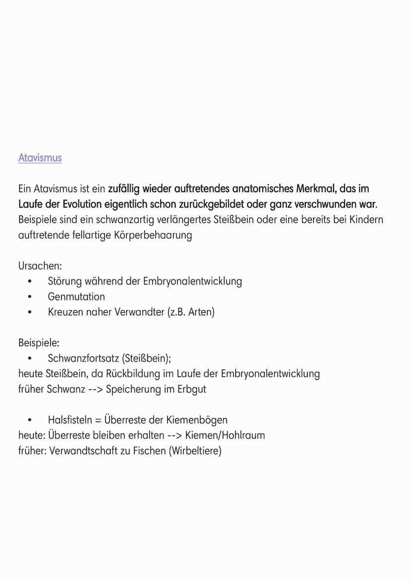 Homologie
Unter Homologie verstehst du Ähnlichkeiten biologischer Strukturen bei
verschiedenen Lebewesen aufgrund von gemeinsamer Abstammung