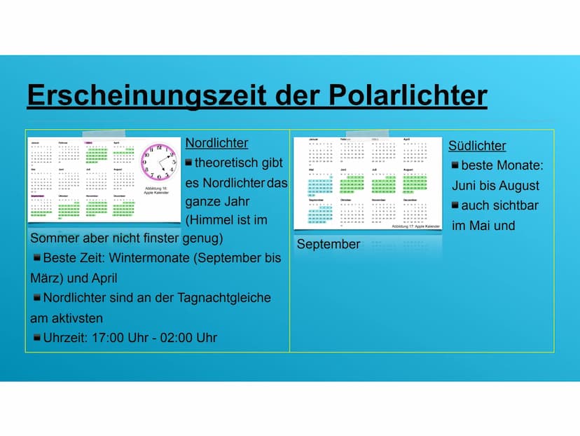 Abbildung 1: Polarlichter (sofatutor.de (2021): Seite 1)
Polarlichter - die Farbenpracht am Sternenhimmel
Aleandro lannuzzo Gliederung
1. Ei