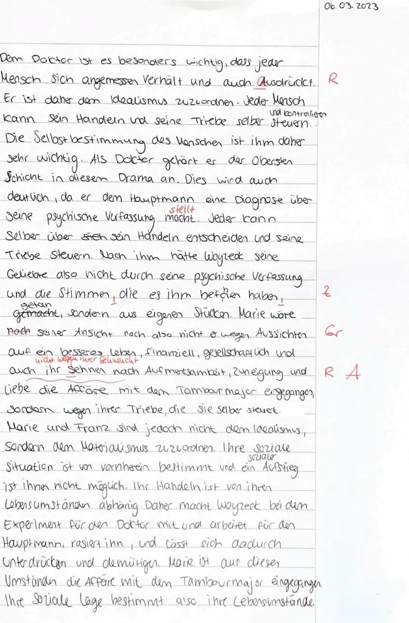3. Deutsch klausur
Aufgabe 1
Das Dramen fragment "Woyzeck' wurde 1836137 von Georg
Büchner verfasst und nach seinem frühen Tod 1879
Franz
ve