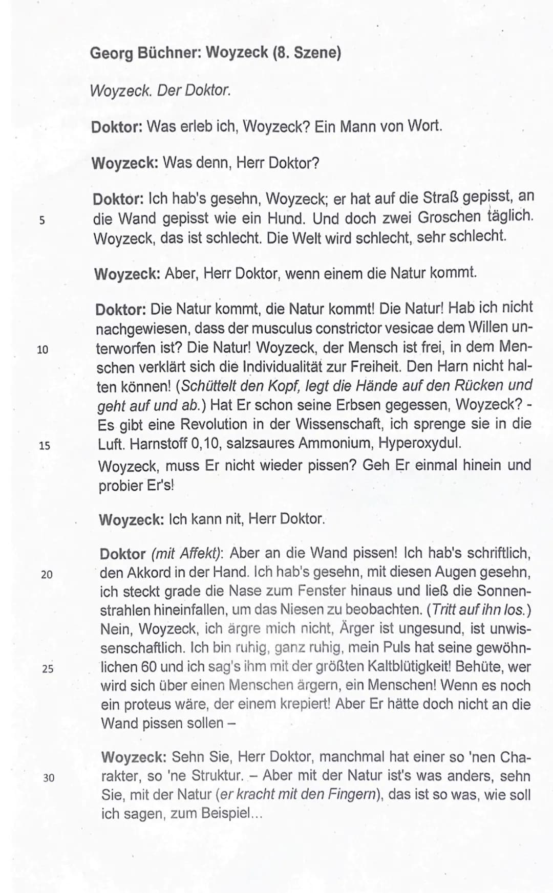 3. Deutsch klausur
Aufgabe 1
Das Dramen fragment "Woyzeck' wurde 1836137 von Georg
Büchner verfasst und nach seinem frühen Tod 1879
Franz
ve