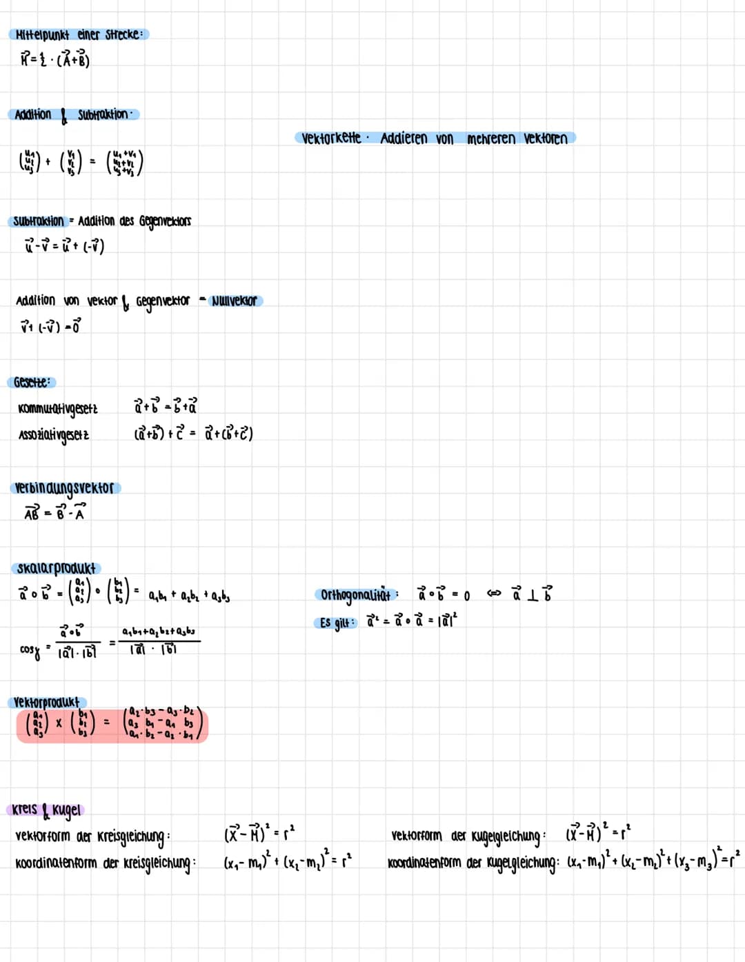 Geometrie
Dreidimensionales koordinatensystem:
LX₁
v=
Fußpunkt Spitze
Einheitsvektor: vektor mit Betrag 1.
S-Multiplikation.
X₁ X₂ -Ebene
→ 