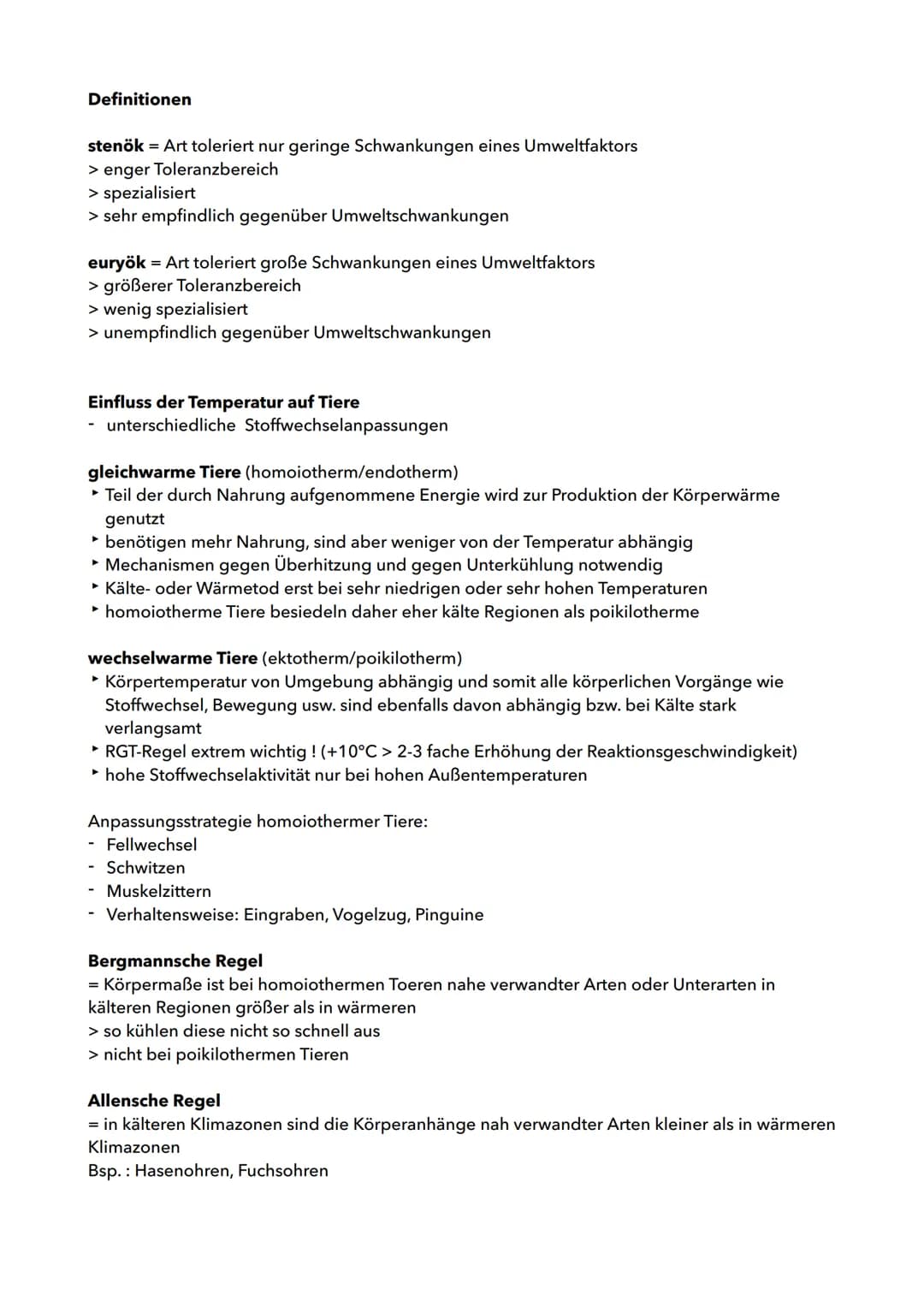 Merkblatt Ökologie - Toleranzkurve
Ökologie Definition
▸ Wissenschaft von den Beziehungen der Organismen zur umgebenden Außenwelt ( Ernst
He