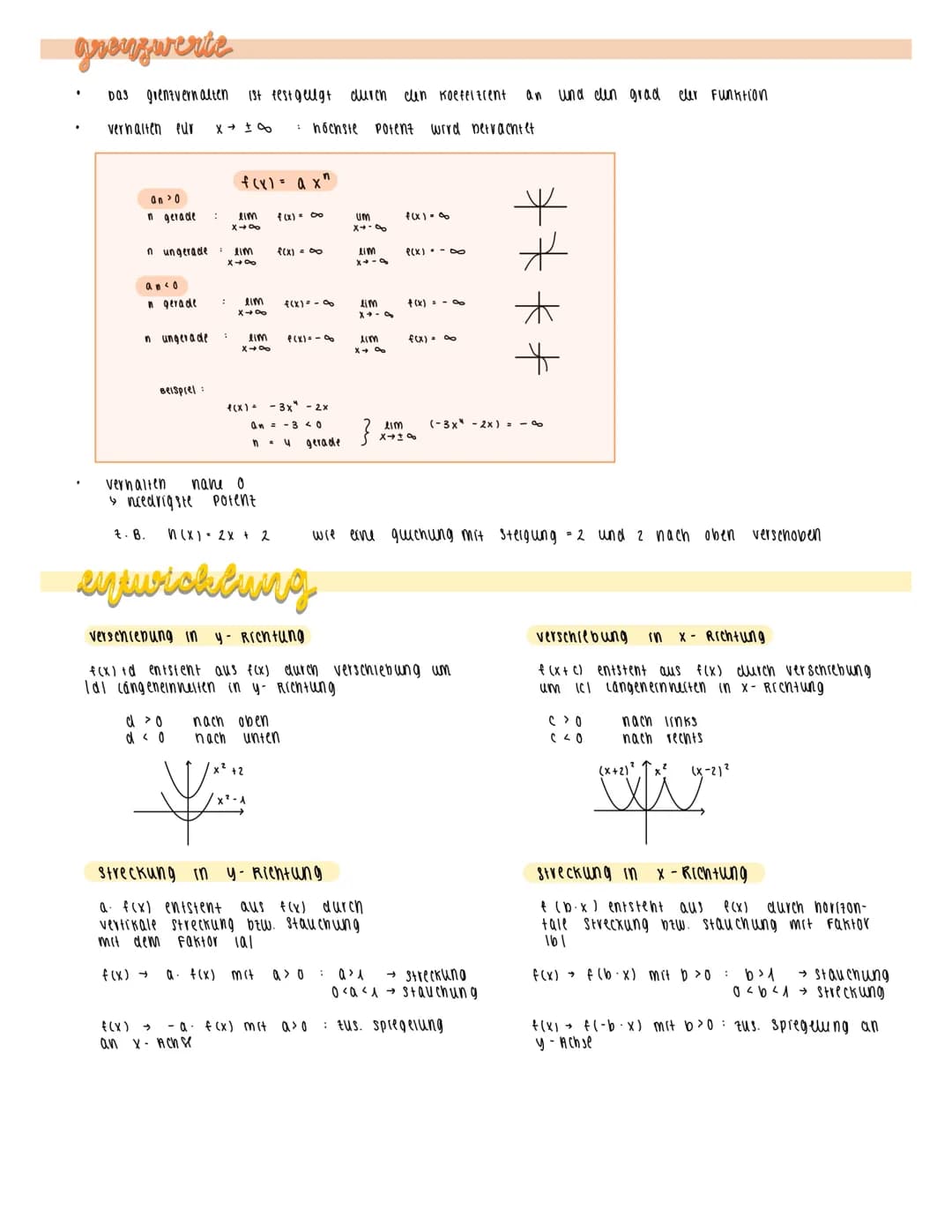 aefunition
Unter einer ganz rationalen Funktion /Oder Polynom funktion) vom grad n versteht man eine reelle Funktion der Form
n-A
+: x→ anx"